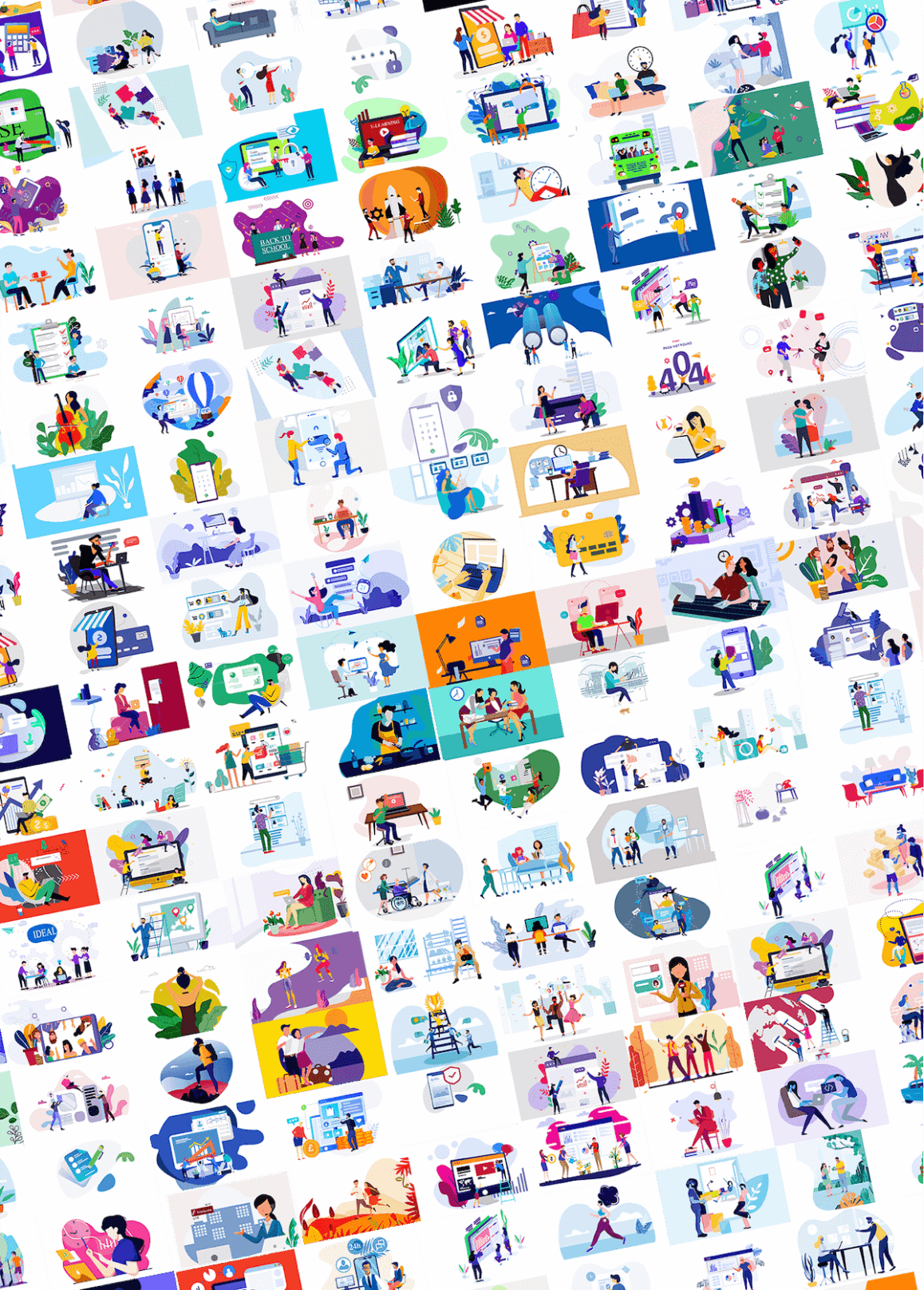 Tons of Cool Designer templates for illustrations