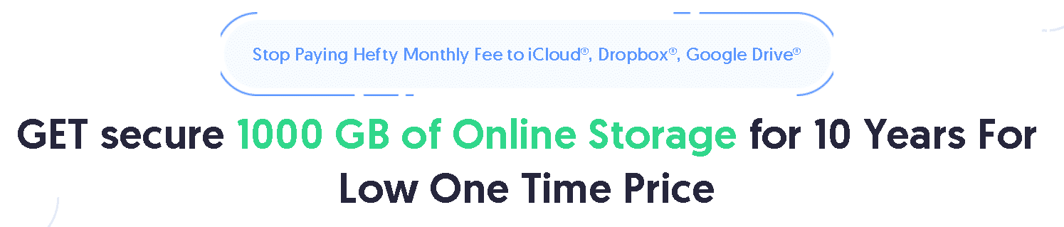Cheapest Cloud Storage Limited Offer