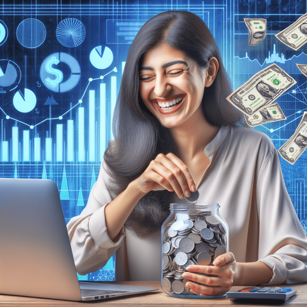 Happy digital marketer saving money on Go High Level
